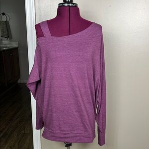 New with Tags Free People Off Shoulder Oversized Shirt Size Small